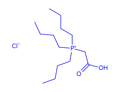 Molecular Structure of 1519-43-3 (Phosphonium, tributyl(carboxymethyl)-, chloride)