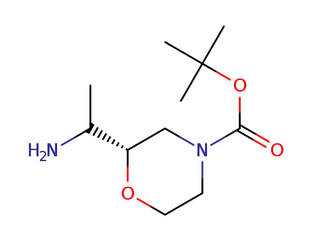 tert-Butyl 2-(1-aminoethyl)morpholine-4-carboxylate