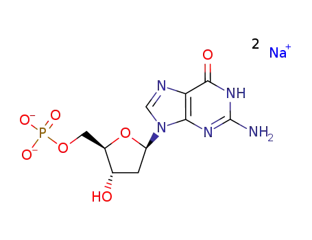Molecular Structure of 33430-61-4 (Disodium 5'-dGMP)