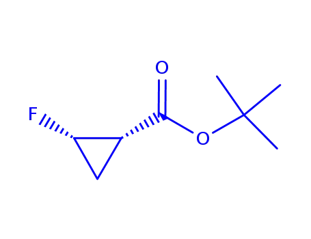 Cyclopropanecarboxylic acid, 2-fluoro-, 1,1-dimethylethyl ester, (1R,2R)-rel-