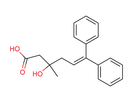 3-Hydroxy-3-methyl-6.6-diphenyl-hexen-<sup>(5)</sup>-saeure