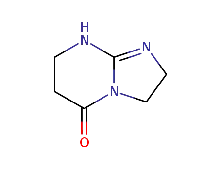 Molecular Structure of 15231-34-2 (2,3,6,7-tetrahydroimidazo[1,2-a]pyrimidin-5(1H)-one)