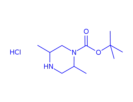 (2R,5S)-tert-부틸 2,5-디메틸피페라진-1-카르복실레이트 염산염