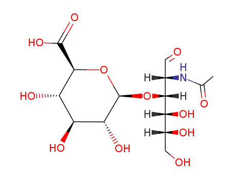 Molecular Structure of 13551-21-8 (N-acetylhyalobiuronic acid)