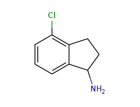 Molecular Structure of 945950-80-1 ((S)-4-CHLORO-INDAN-1-YLAMINE)