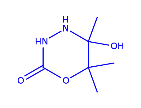 2H-1,3,4-Oxadiazin-2-one,tetrahydro-5-hydroxy-5,6,6-trimethyl-(9CI)