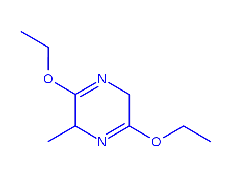 Pyrazine, 3,6-diethoxy-2,5-dihydro-2-methyl- (9CI)
