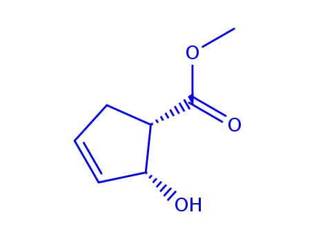 3-Cyclopentene-1-carboxylicacid, 2-hydroxy-, methyl ester, (1S-cis)- (9CI)