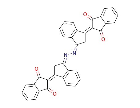 2-[(3Z)-3-[(Z)-[3-(1,3-dioxoinden-2-ylidene)inden-1-ylidene]hydrazinylidene]inden-1-ylidene]indene-1,3-dione