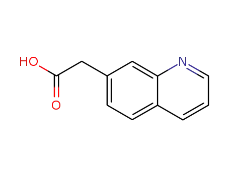 Molecular Structure of 152149-07-0 (2-(quinolin-7-yl)acetic acid)