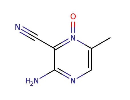 Pyrazinecarbonitrile, 3-amino-6-methyl-, 1-oxide (9CI)