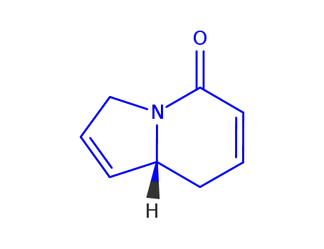 Molecular Structure of 151983-36-7 (5(3H)-Indolizinone,8,8a-dihydro-,(R)-(9CI))