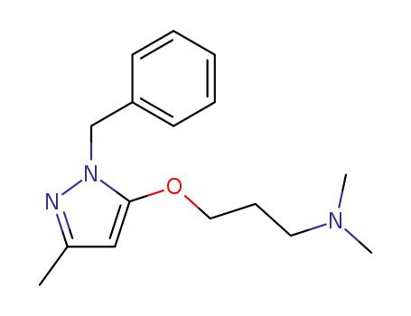 1-ベンジル-5-[3-(ジメチルアミノ)プロポキシ]-3-メチル-1H-ピラゾール