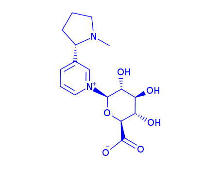 3,4,5-TRIHYDROXY-6-[5-(1-METHYLPYRROLIDIN-2-YL)PYRIDIN-1-YL]-OXANE-2-CARBOXYLATE