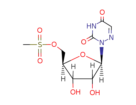 2-[5-O-(methylsulfonyl)pentofuranosyl]-1,2,4-triazine-3,5(2H,4H)-dione