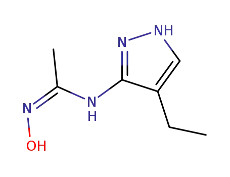 N-(4-ethyl-1H-pyrazol-3-yl)acetamidoxime