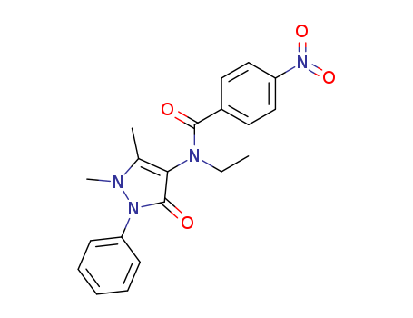 Benzamide,N-(2,3-dihydro-1,5-dimethyl-3-oxo-2-phenyl-1H-pyrazol-4-yl)-N-ethyl-4-nitro-