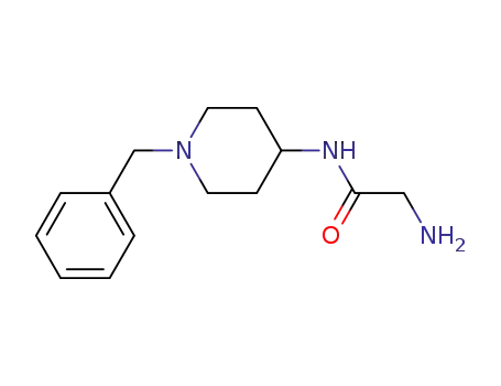 Molecular Structure of 226249-36-1 (2-amino-N-(1-benzylpiperidin-4-yl)acetamide)
