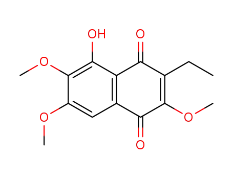 3-Ethyl-5-hydroxy-2,6,7-trimethoxy-1,4-naphthalenedione