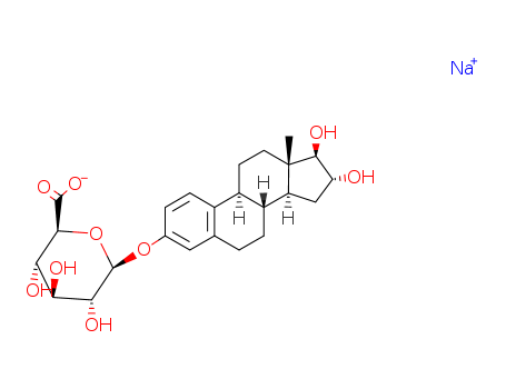 1, 3, 5(10)-estratrien-3, 16α, 17β-triol 3-glucosiduronate, sodium salt