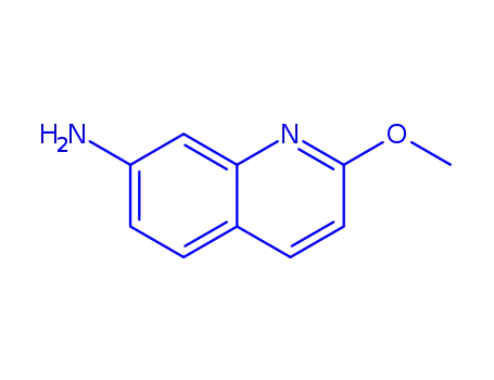 Molecular Structure of 1354222-16-4 (2-methoxyquinolin-7-amine)