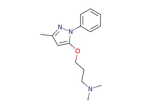 1-Propanamine,N,N-dimethyl-3-[(3-methyl-1-phenyl-1H-pyrazol-5-yl)oxy]-