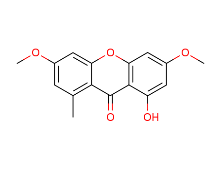 9H-Xanthen-9-one,1-hydroxy-3,6-dimethoxy-8-methyl- cas  15222-53-4