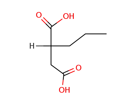 Molecular Structure of 618-57-5 (2-PROPYL SUCCINIC ACID)