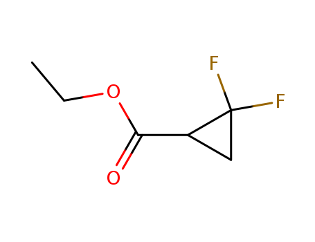 Cyclopropanecarboxylic acid, 2,2-difluoro-, ethyl ester (9CI)