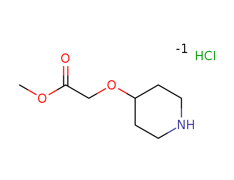 Methyl 2-(piperidin-4-yloxy)acetate hydrochloride