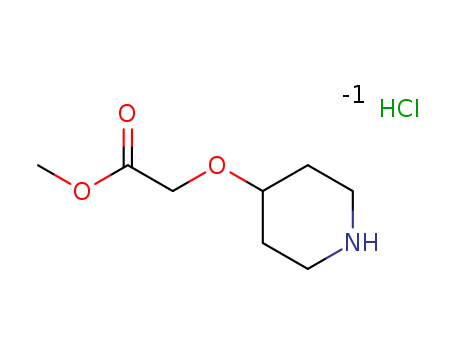 (Piperidin-4-yloxy)-acetic acid methyl ester hydrochloride