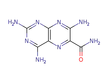 Molecular Structure of 15167-22-3 (2,4,7-triaminopteridine-6-carboxamide)