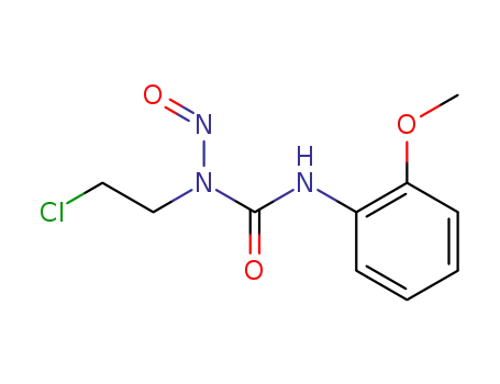 Molecular Structure of 15145-41-2 (1-(2-chloroethyl)-3-(2-methoxyphenyl)-1-nitrosourea)