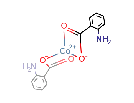 Molecular Structure of 15137-08-3 (cobalt(2+) bis[(2-carboxyphenyl)azanide])