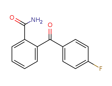 Molecular Structure of 1548-28-3 (2-(4-Fluor-benzoyl)-benzamid)