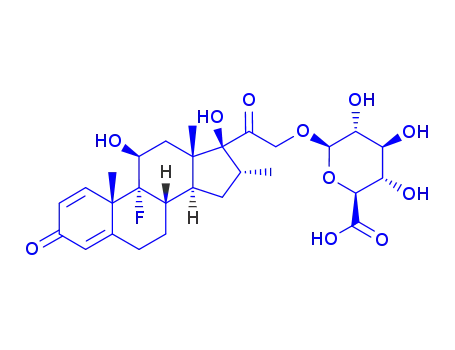Molecular Structure of 744161-79-3 (Betamethasone b-D-Glucuronide)