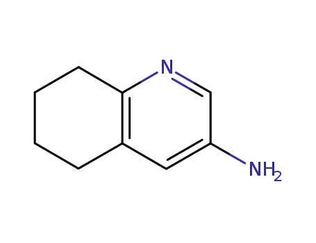 Molecular Structure of 151224-99-6 (3-Quinolinamine,5,6,7,8-tetrahydro-(9CI))