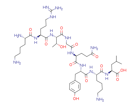 L-Lysyl-L-arginyl-L-threonylglycyl-L-glutaminyl-L-tyrosyl-L-lysyl-L-leucine