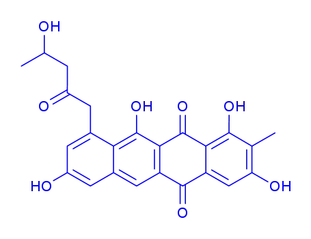 (+)-1,3,8,11-Tetrahydroxy-10-(4-hydroxy-2-oxopentyl)-2-methyl-5,12-naphthacenedione
