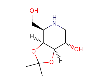 Molecular Structure of 151252-19-6 (1,3-Dioxolo4,5-cpyridine-4-methanol, hexahydro-7-hydroxy-2,2-dimethyl-, 3aS-(3a.alpha.,4.beta.,7.alpha.,7a.alpha.)-)