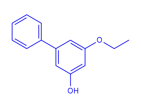 Molecular Structure of 150969-53-2 ([1,1-Biphenyl]-3-ol,5-ethoxy-(9CI))