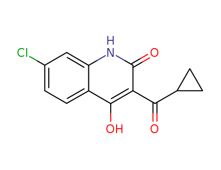 2(1H)-Quinolinone,7-chloro-3-(cyclopropylcarbonyl)-4-hydroxy-
