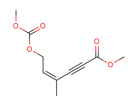 (Z)-6-Methoxycarbonyloxy-4-methyl-hex-4-en-2-ynoic acid methyl ester