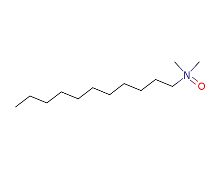 Molecular Structure of 15178-71-9 (N,N-DIMETHYLUNDECYLAMINE N-OXIDE)