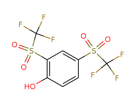 2,4-bis[(trifluoromethyl)sulfonyl]phenol