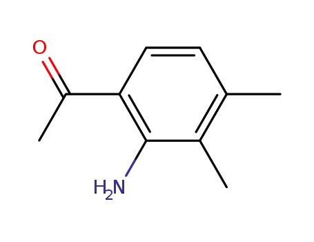 Molecular Structure of 15089-81-3 (Ethanone, 1-(2-amino-3,4-dimethylphenyl)- (9CI))