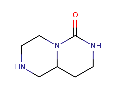Molecular Structure of 151733-62-9 (6H-Pyrazino[1,2-c]pyrimidin-6-one,octahydro-(9CI))