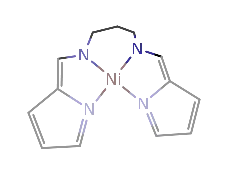 Molecular Structure of 15158-90-4 ((N,N'-propylenebis(2-pyrrolylmethyleneaminato))nickel(II))