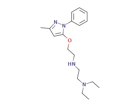 Ethylenediamine, N,N-diethyl-N'-(2-(3-methyl-1-phenyl-5-pyrazolyloxy)ethyl)-