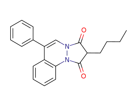Molecular Structure of 1523-45-1 (2-butyl-6-phenyl-1H-pyrazolo[1,2-a]cinnoline-1,3(2H)-dione)